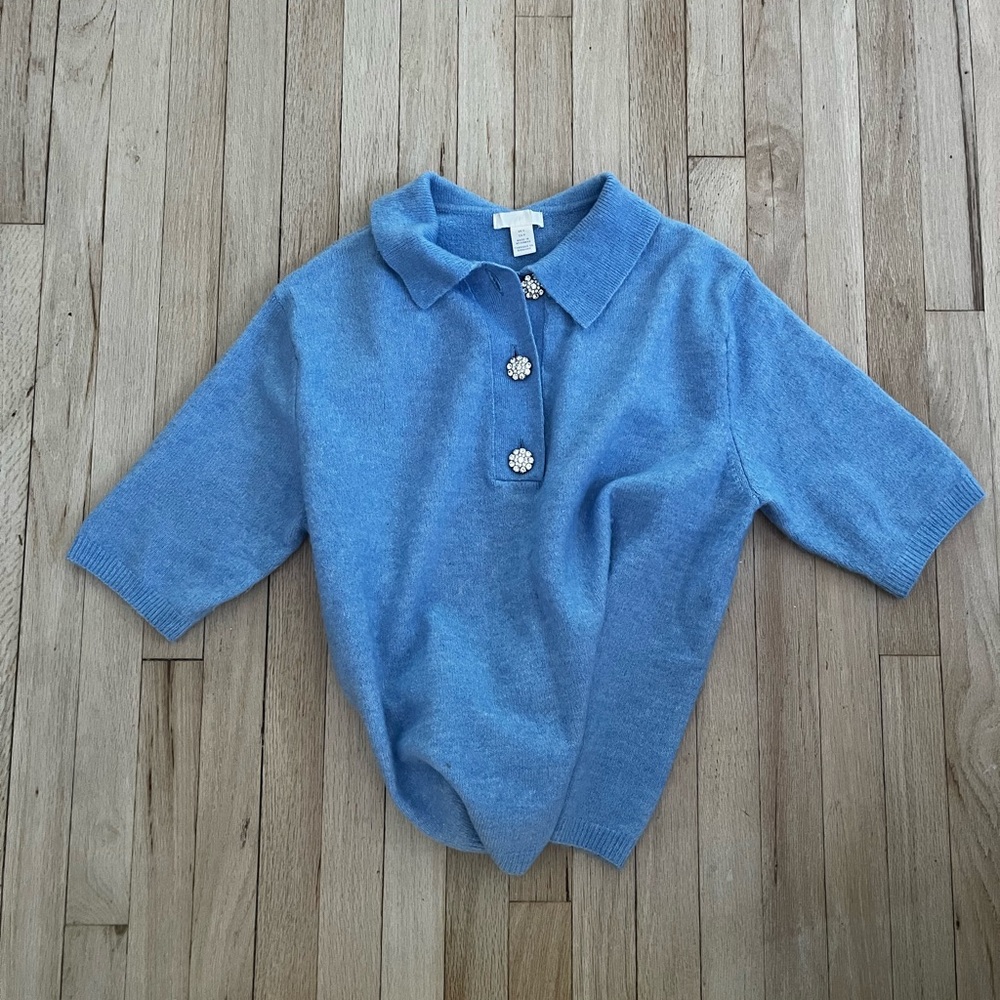 H&M, size S, light blue sweater